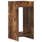 vidaXL Support de Plante 2 pièces Chêne fumé 30 x 30 x 60 cm