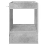 vidaXL Table d'appoint 2 Pièces Gris béton 40 x 40 x 56 cm