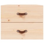 vidaXL Tables de chevet murales 2 Pièces 50x36x40 cm