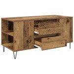 vidaXL Table basse Bois Ancien 102 x 44 5 x 50 cm Bois d'ingénierie