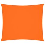 vidaXL Voile de parasol tissu oxford rectangulaire 2x2 5 m orange