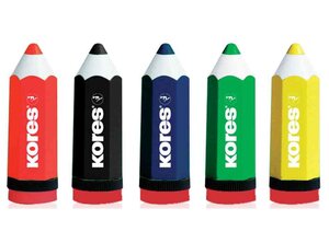 Taille-crayon KOLORITO en forme de Crayon Coloris Aléatoire KORES