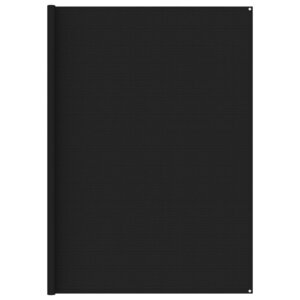 vidaXL Tapis de tente 300x600 cm Noir