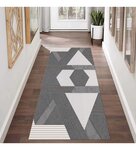 Tapis de salon ZINO 80 x 150 cm - Gris