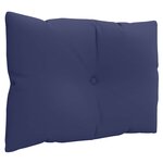 vidaXL Coussins de palette lot de 3 bleu marine tissu oxford
