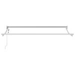 vidaXL Auvent rétractable Beige 3 5 x 2 m Polyester et métal