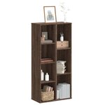 vidaXL Bibliothèque chêne marron 50x25x105 cm bois d'ingénierie