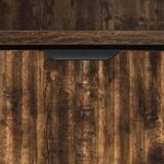 vidaXL Table de chevet Chêne fumé 49 x 36 x 61 cm Bois d'ingénierie