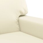 vidaXL Fauteuil Crème 60 cm Similicuir