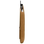 vidaXL Tête de lit suspendue Avec lumière LED Marron Velours