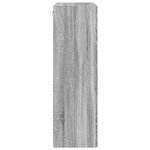 vidaXL Meuble TV mural Montage mural Gris Sonoma 59 5 x 31 x 100 cm
