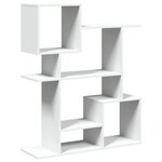 vidaXL Étagère séparatrice de pièce blanc 92x29x112 cm