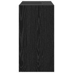 vidaXL Meuble sous lavabo Chêne noir 63x29x55 cm Bois d'ingénierie