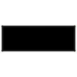 vidaXL Table console Noir 100x35x75 cm Verre trempé