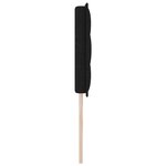 vidaXL Tête de lit avec tête de lit Noir 200 cm Cuir synthétique