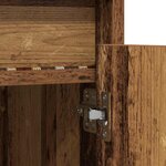 vidaXL Meuble TV Marron 180 x 34 x 50 cm Bois d'ingénierie