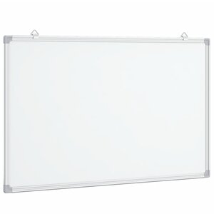 vidaXL Tableau blanc magnétique 100x60x1 7 cm aluminium