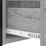 vidaXL Cabinet de chevet Sonoma gris 40 x 31 x 60 cm Bois d'ingénierie