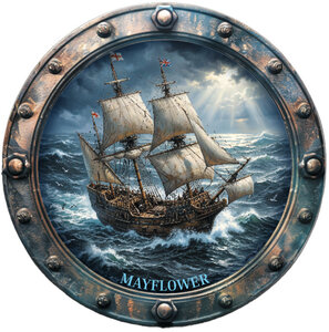 Monnaie MAYFLOWER Famous Ships 1 Oz Argent 1$ USA 2026 (PRÉCOMMANDE)