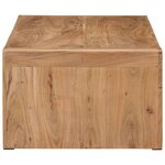 vidaXL Table basse 110x55x35 cm bois massif d'acacia
