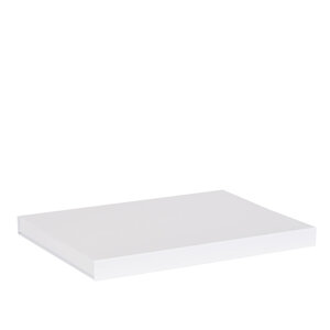 Boîte ultra-plate luxe blanc mat à fermeture aimantée 30 x 20.5 x 2cm