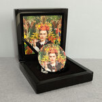 Pièce de monnaie en Argent 20 Dollars g 93.3 (3 oz) Millésime 2023 Great Micromosaic Passion II FRIDA KAHLO LA MARAVILLA