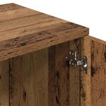 vidaXL Meuble TV vieux bois 120x34x37 cm bois d'ingénierie