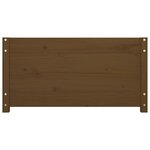 vidaXL Lit de jour sans matelas marron miel 90x200 cm bois pin massif