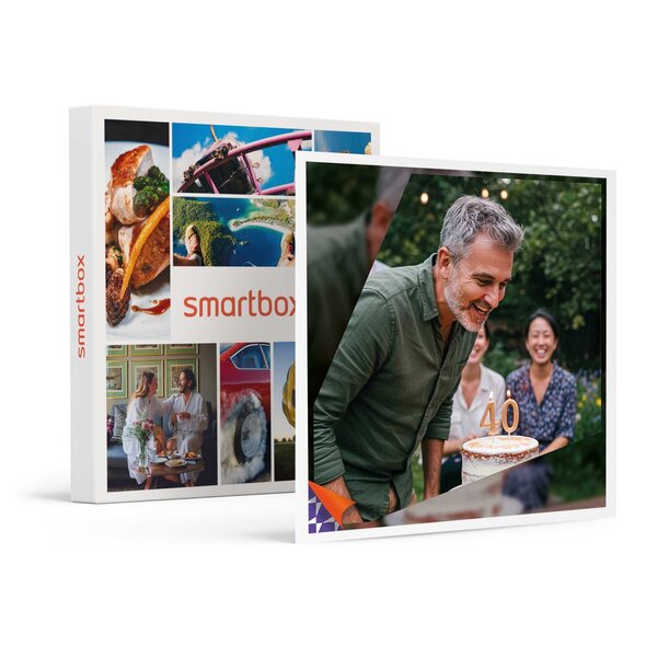 SMARTBOX - Coffret Cadeau Joyeux anniversaire ! Pour les 40 ans d'un homme -  Multi-thèmes