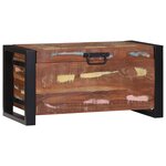vidaXL Coffres de rangement 60x30x30cm en bois massif de récupération et métal