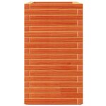 vidaXL Jardinière cire marron 70x40x72 5 cm bois de pin massif