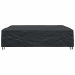 vidaXL Housse pour mobilier d'extérieur Noir 300 x 300 x 70 cm 600D