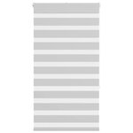 vidaXL Store zèbre gris clair largeur du tissu 65 9 cm polyester