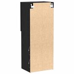 vidaXL Meuble TV Chêne noir 40.5 x 30 x 102 cm Bois d'ingénierie