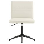 vidaXL Chaises à manger lot de 6 crème velours