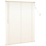 vidaXL Store Vénitien Marron clair avec motif 150 x 120 cm PVC