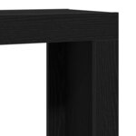 vidaXL Table Gigogne 3 Pièces Chêne noir 61 x 30 x 50 cm