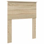 vidaXL Tête de lit Chêne Sonoma 75 cm Bois d'ingénierie