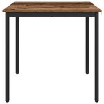 vidaXL Table de salle à manger / Table de repas MÉTAL