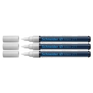 Marqueur peinture Maxx 271 blanc x 3 SCHNEIDER