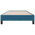 vidaXL Cadre de lit sans matelas bleu foncé 80x210 cm velours