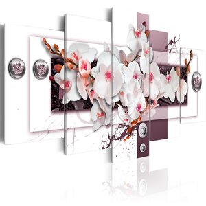 Tableau - orchid's mechanism l x h en cm 100x50