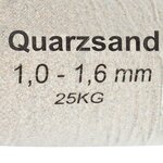 vidaXL Sable filtrant 25 kg 1 0-1 6 mm
