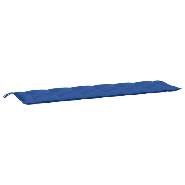vidaXL Coussin de banc de jardin bleu royal 200x50x7 cm tissu oxford