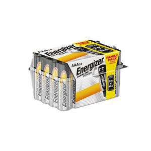 Piles Alcalines Energizer Power AAA/LR03, pack de 24
