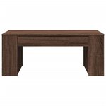 vidaXL Table basse chêne marron 102x55x42 cm bois d'ingénierie
