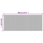 vidaXL Cloison de séparation naturel clair 165x400 cm bambou