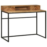 vidaXL Bureau 110x50x87 cm en bois massif d'acacia