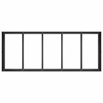 vidaXL Jardinière noir 200x80x40 cm acier