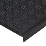 vidaXL Marches d'escalier 5 Pièces 25x75 cm caoutchouc